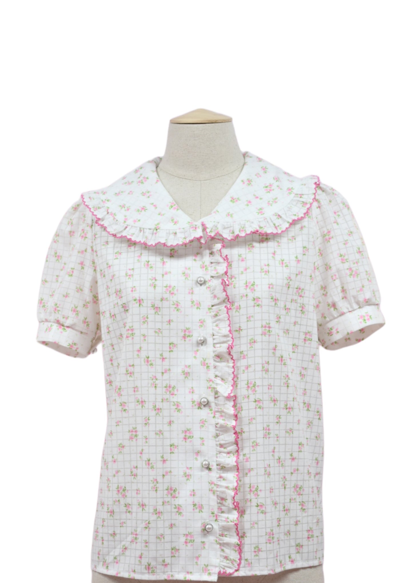 Blusa Floreada con Detalle