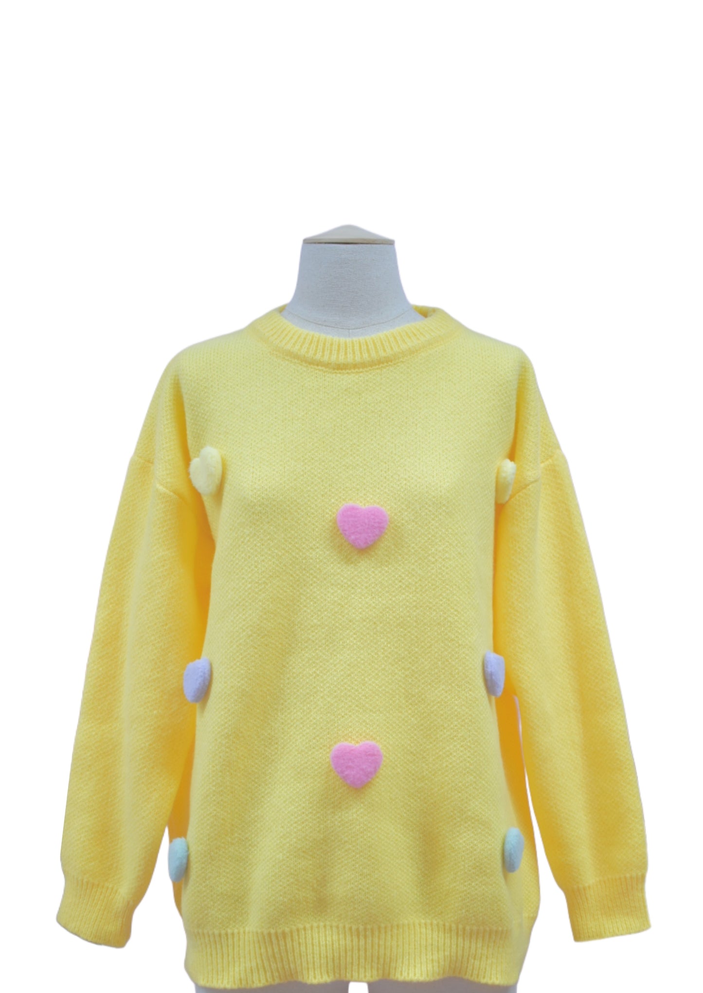 Jersey con Apliques Corazones