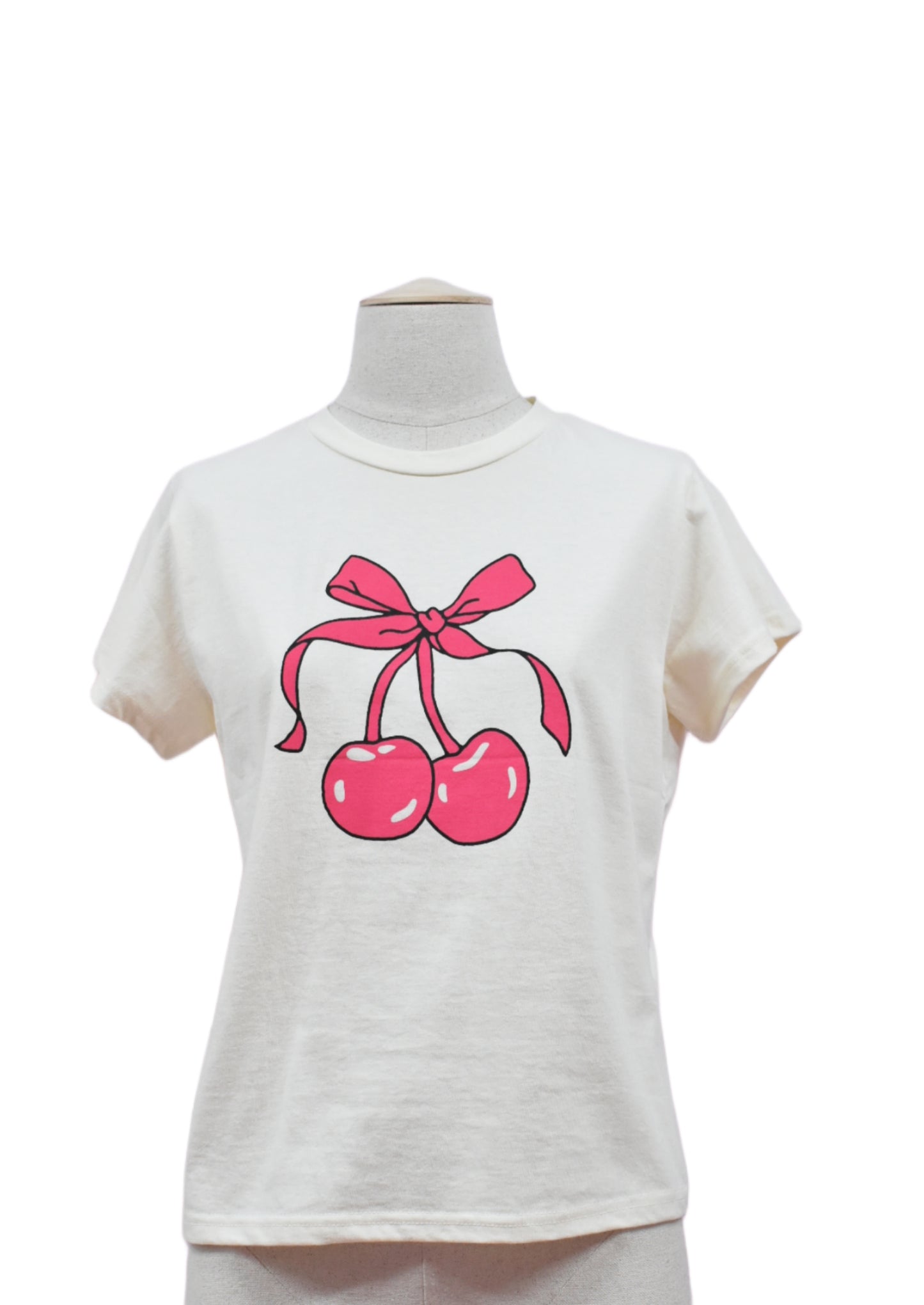 Camiseta Cherry Ribbon