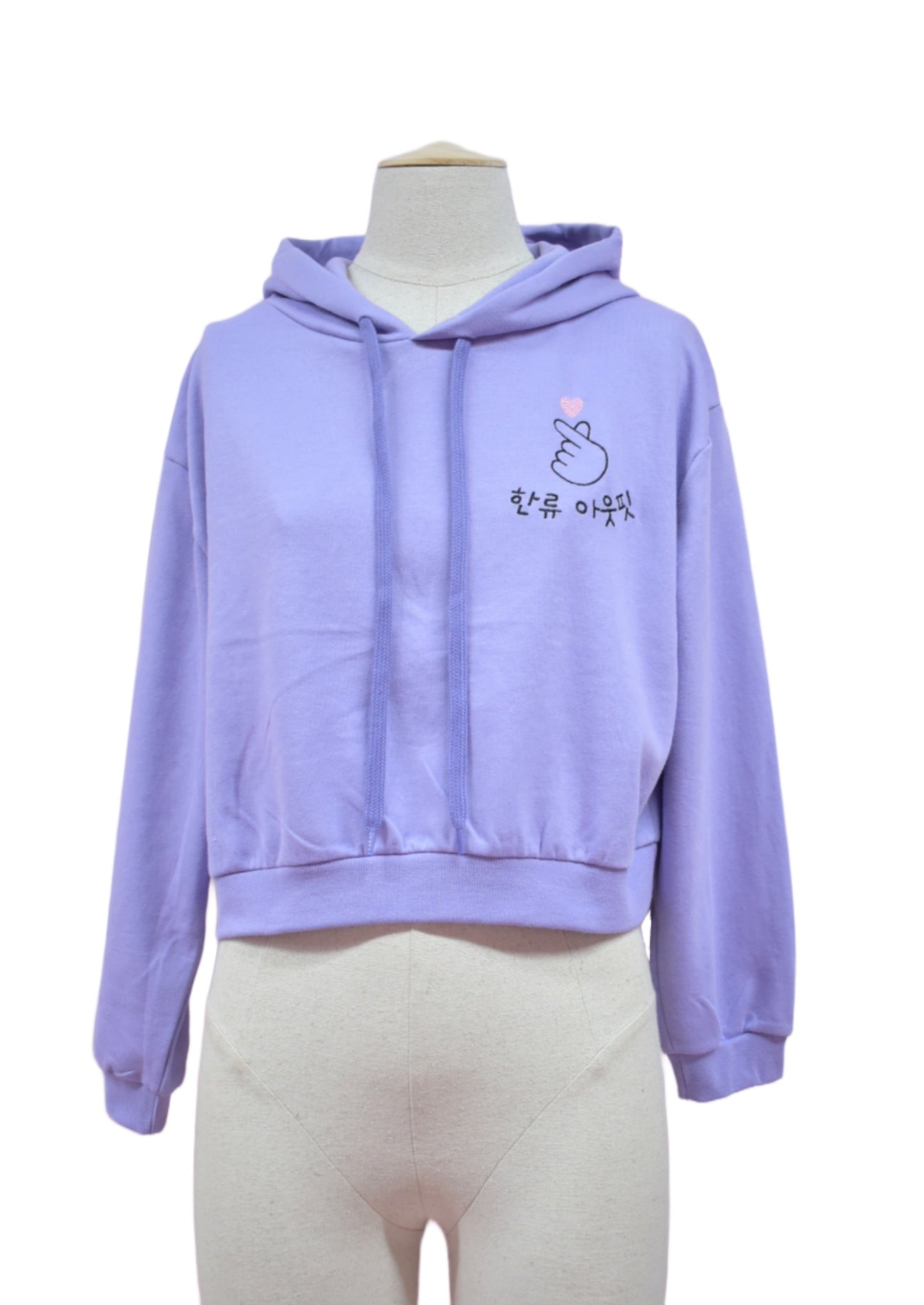 Sudadera Crop Hallyu