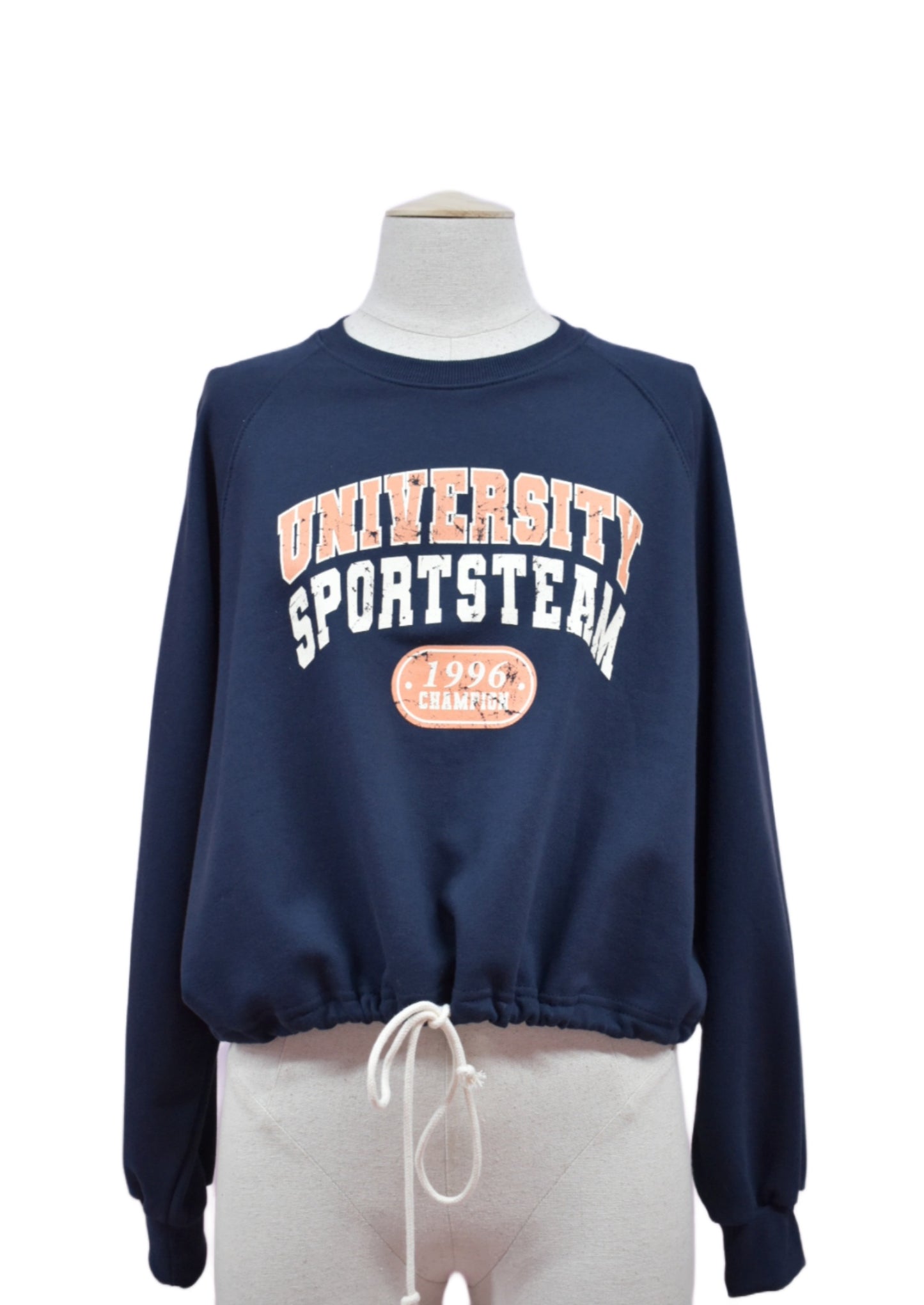 Sudadera Crop University