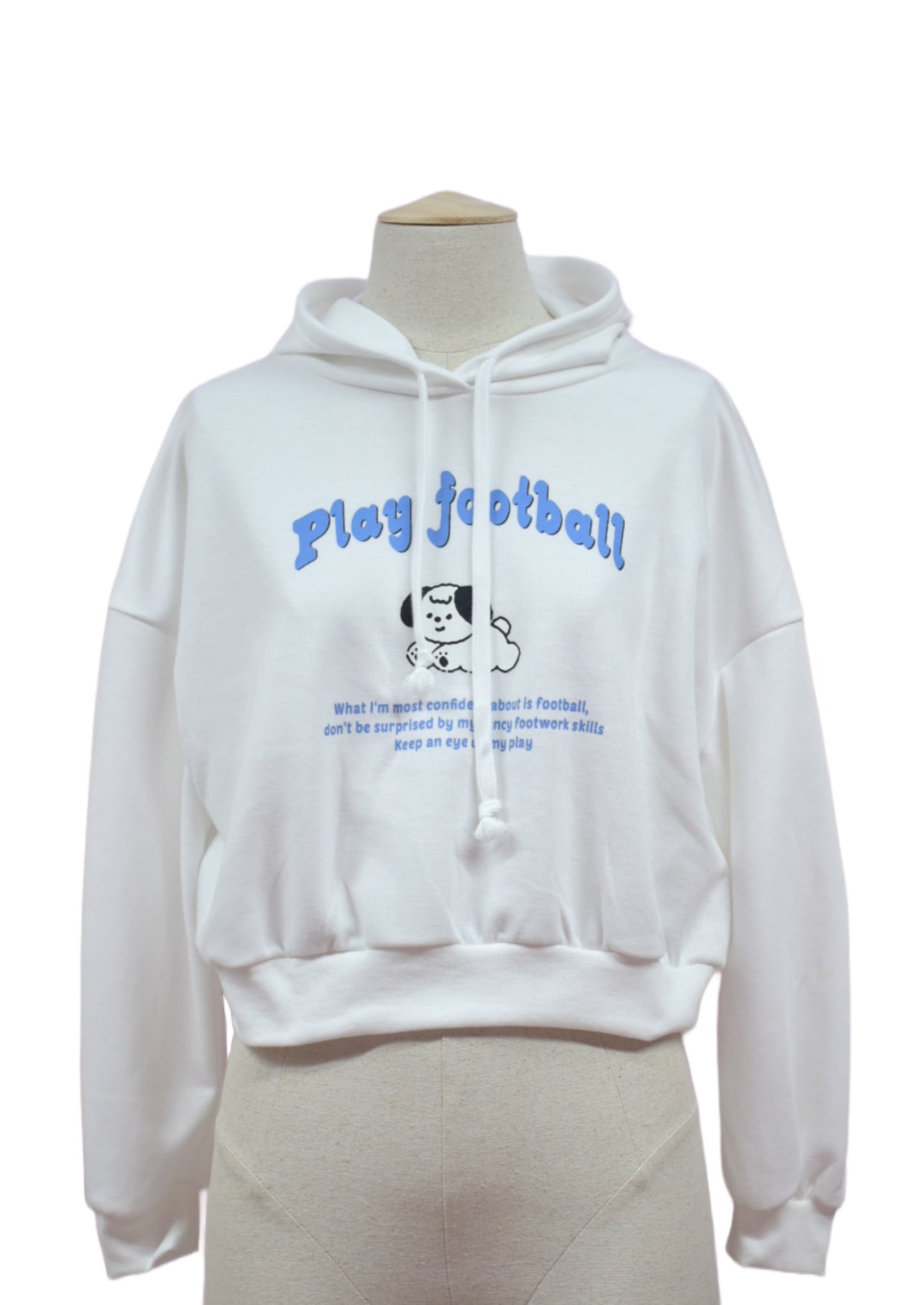 Sudadera Crop Play Football