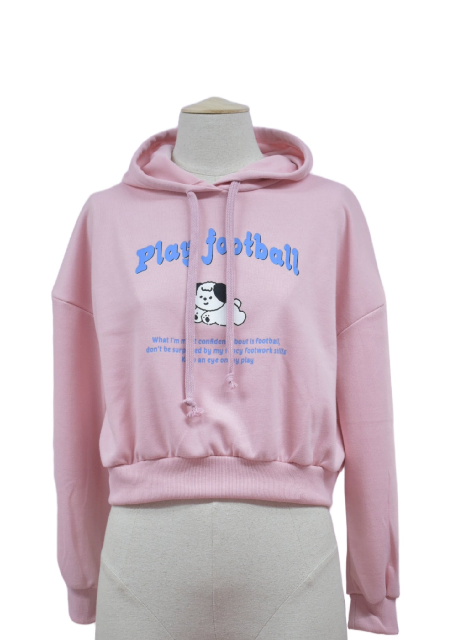 Sudadera Crop Play Football