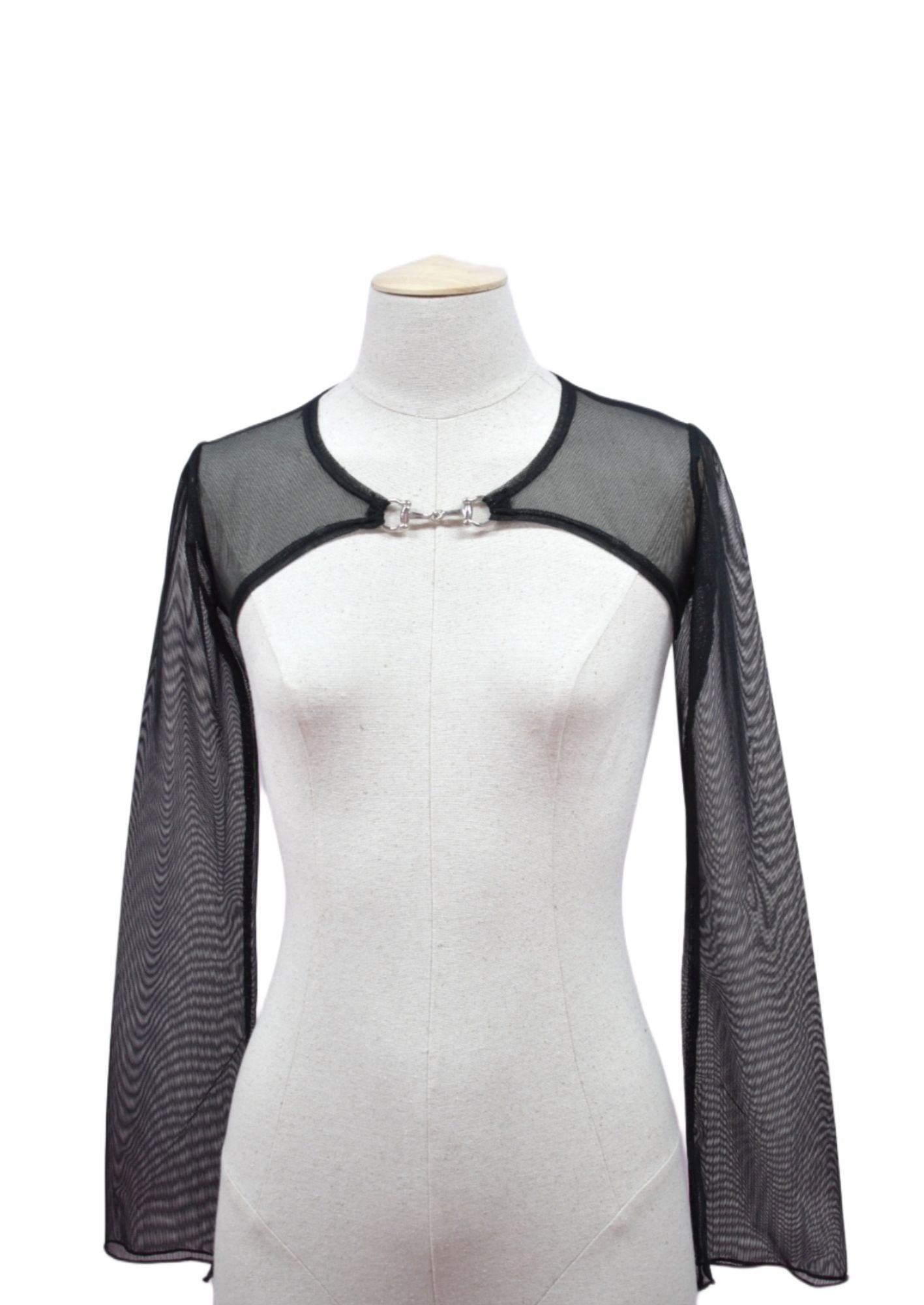 Top Encaje con Hebilla