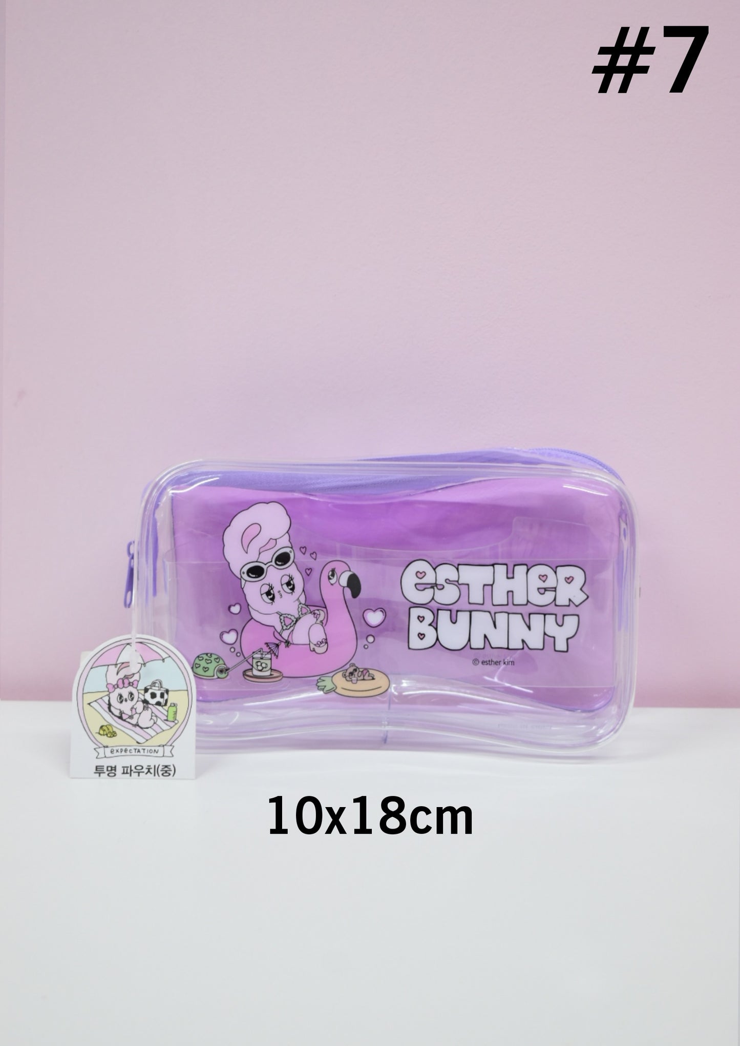 [Esther Bunny] Estuche Transparente Pequeño