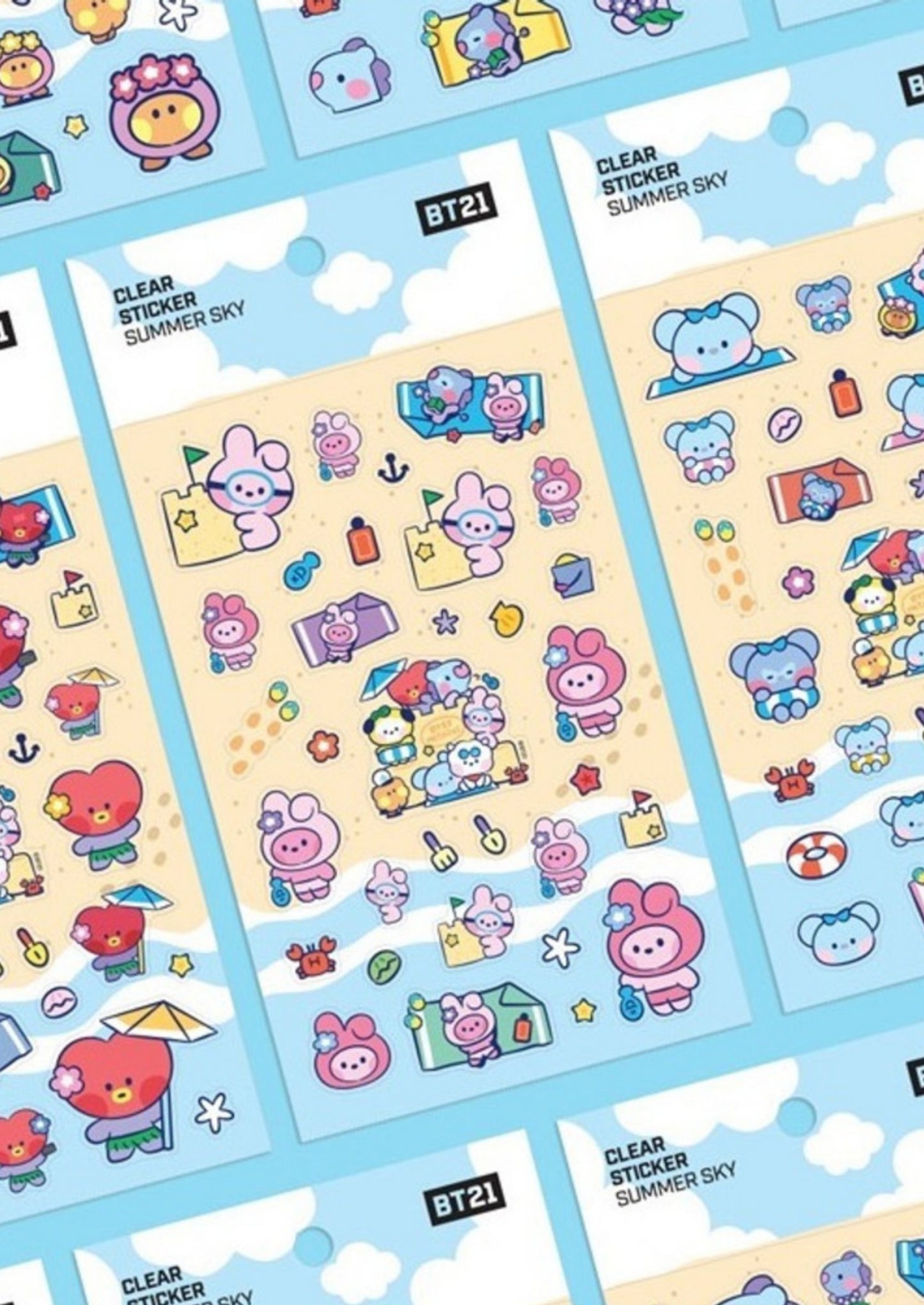 [BT21] Clear Sticker