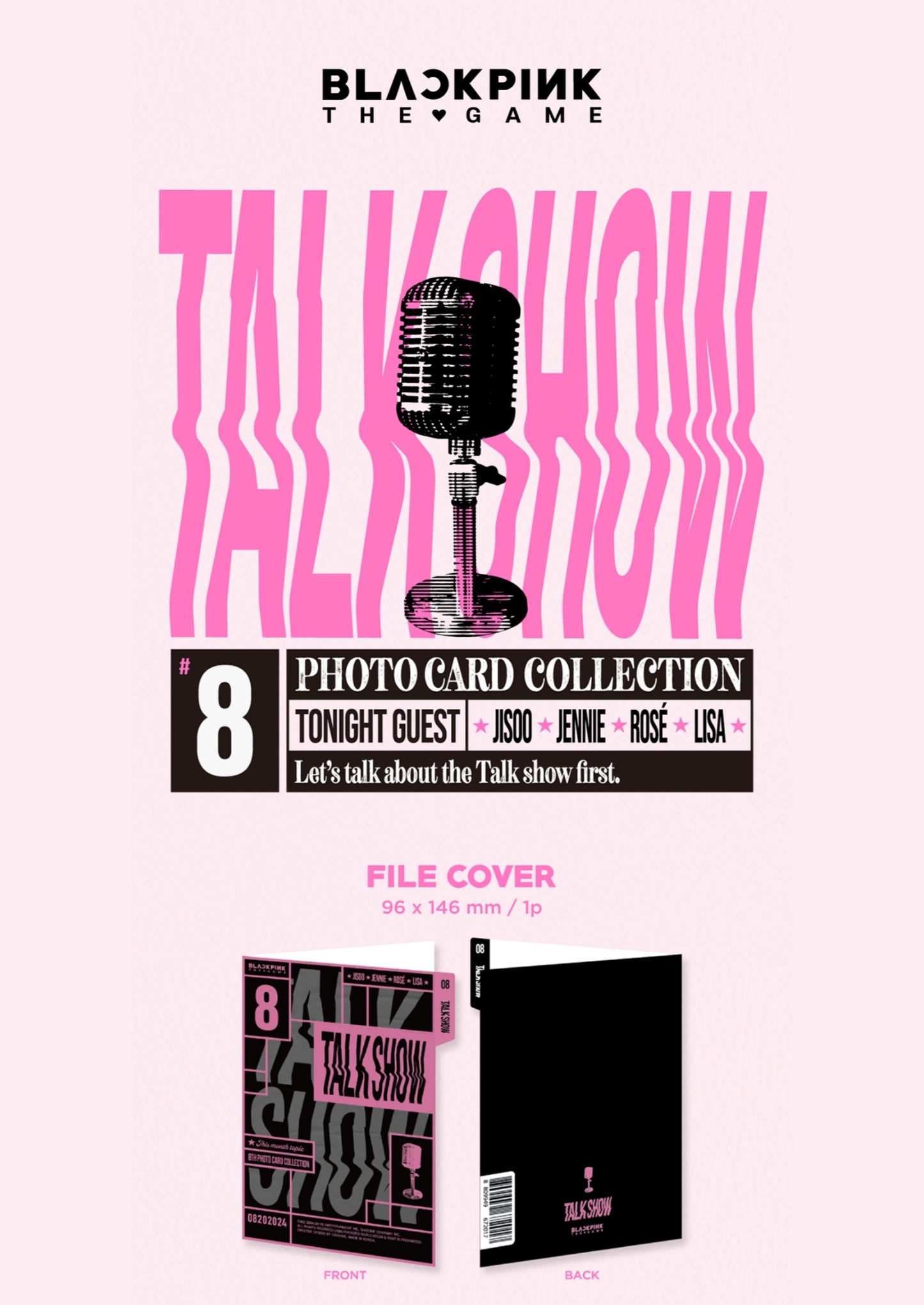 [BLACKPINK] TALK SHOW PHOTOCARD COLLECTION