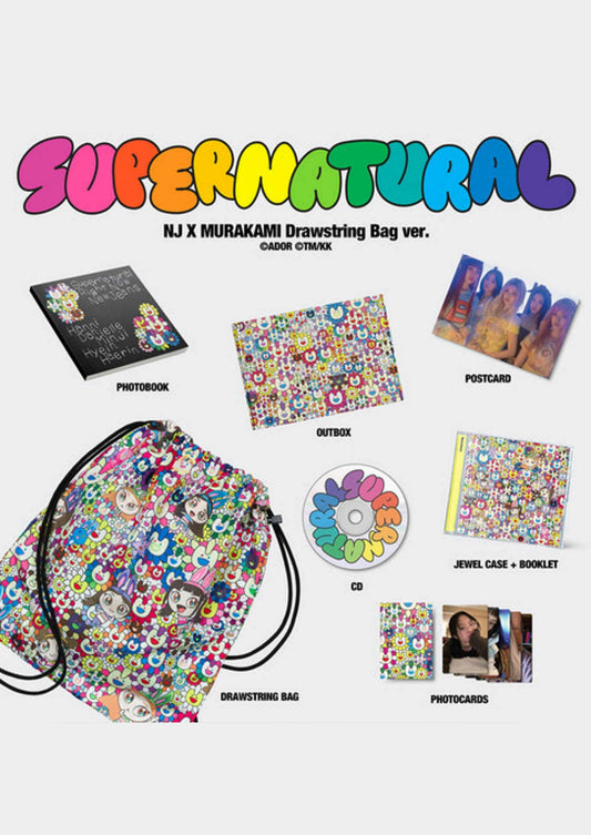 [NewJeans] SUPERNATURAL (MURAKAMI DRAWING BAG VER)